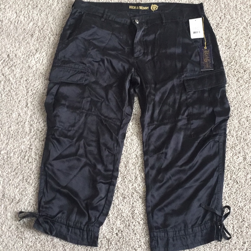 NWT Rich & Skinny Cool Cargo Crop jean