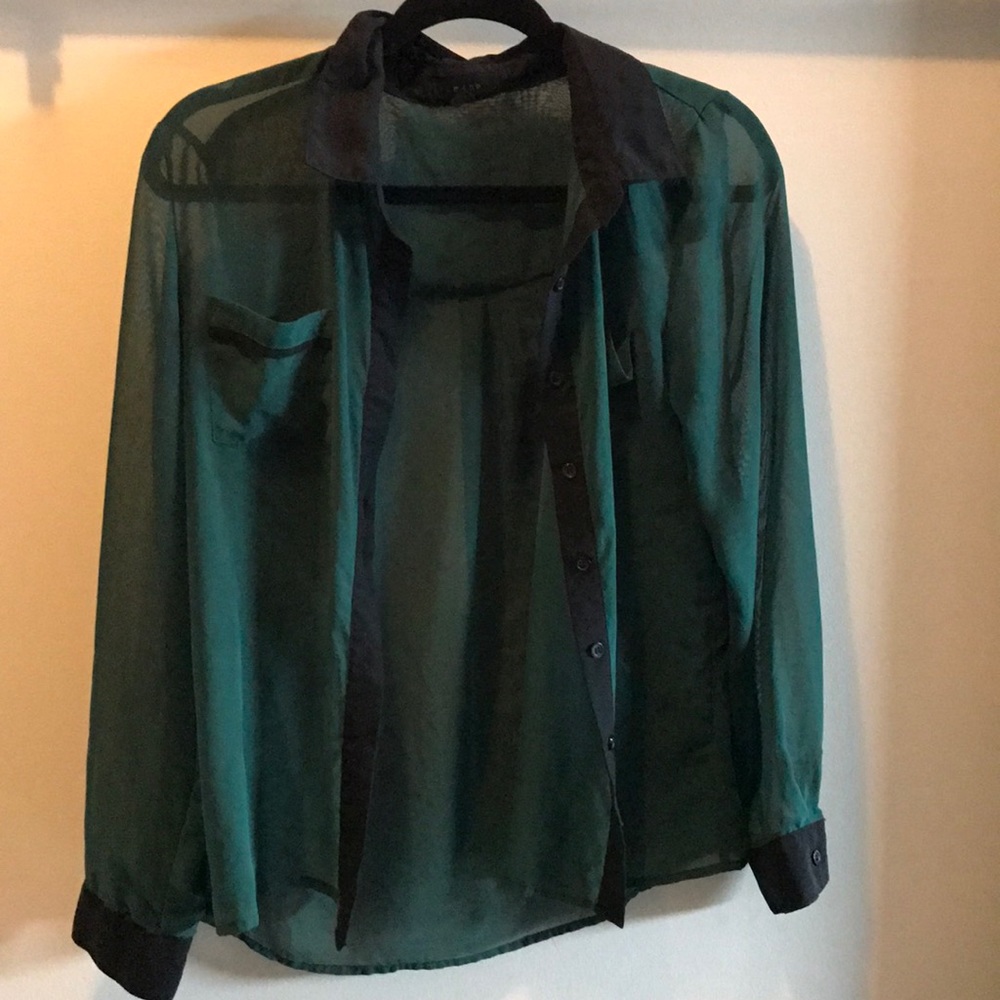 Hunter green with black accent