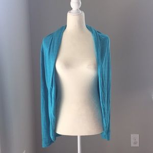 Small turquoise cardigan