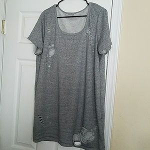 Distressed top