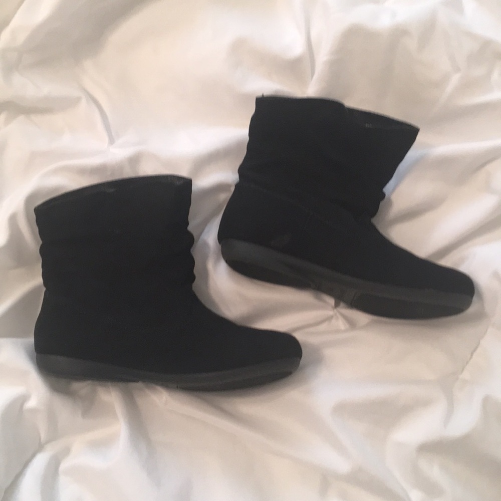Little Girls' Black Booties