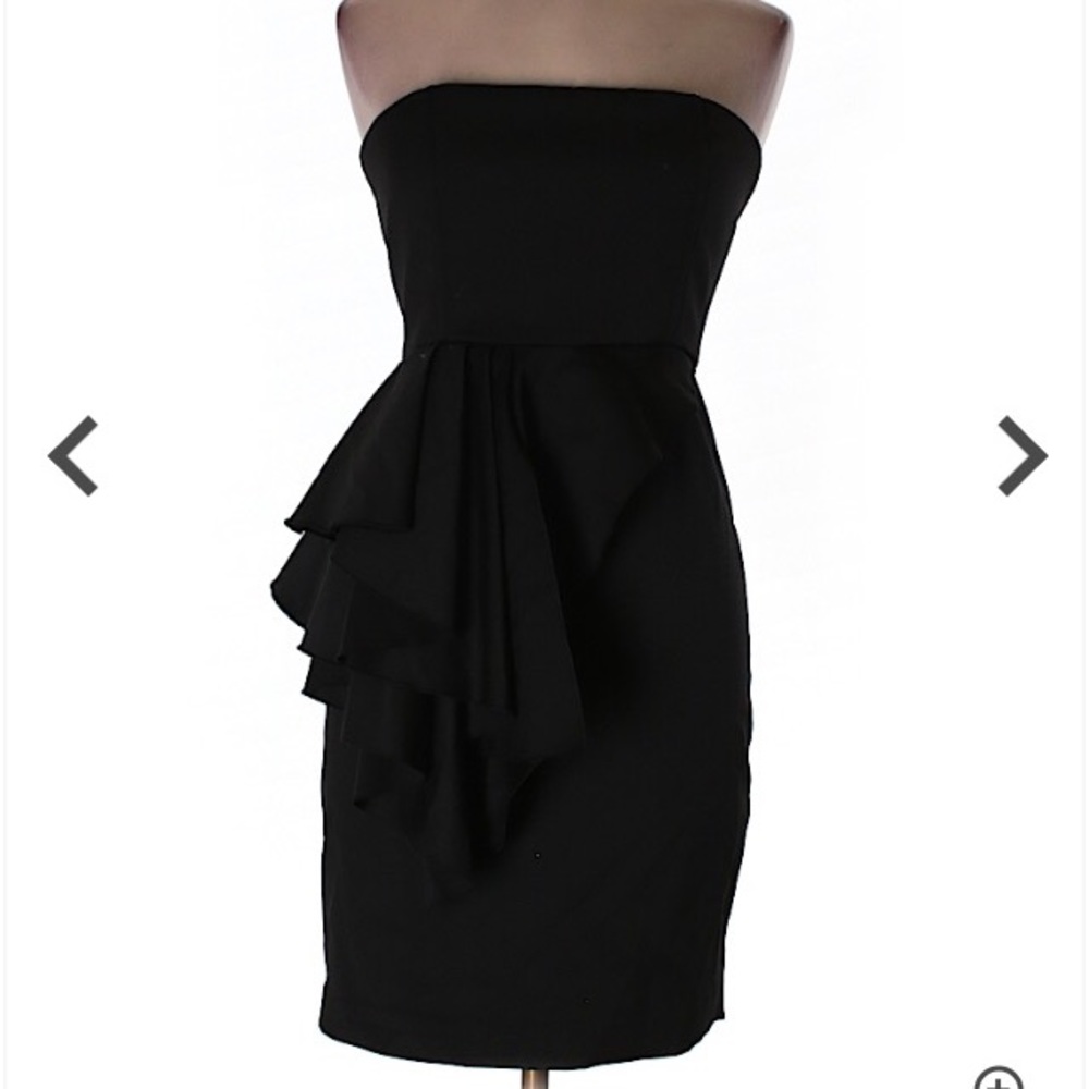 Alice + Olivia NWT peplum little black dress size 8