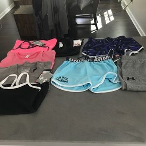 Girls under armour xs lot
