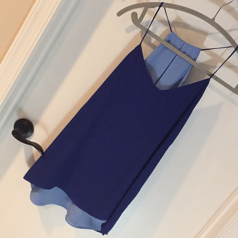 Reversible blue long tank