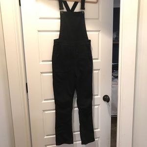 Madewell Demi bootcut black overalls