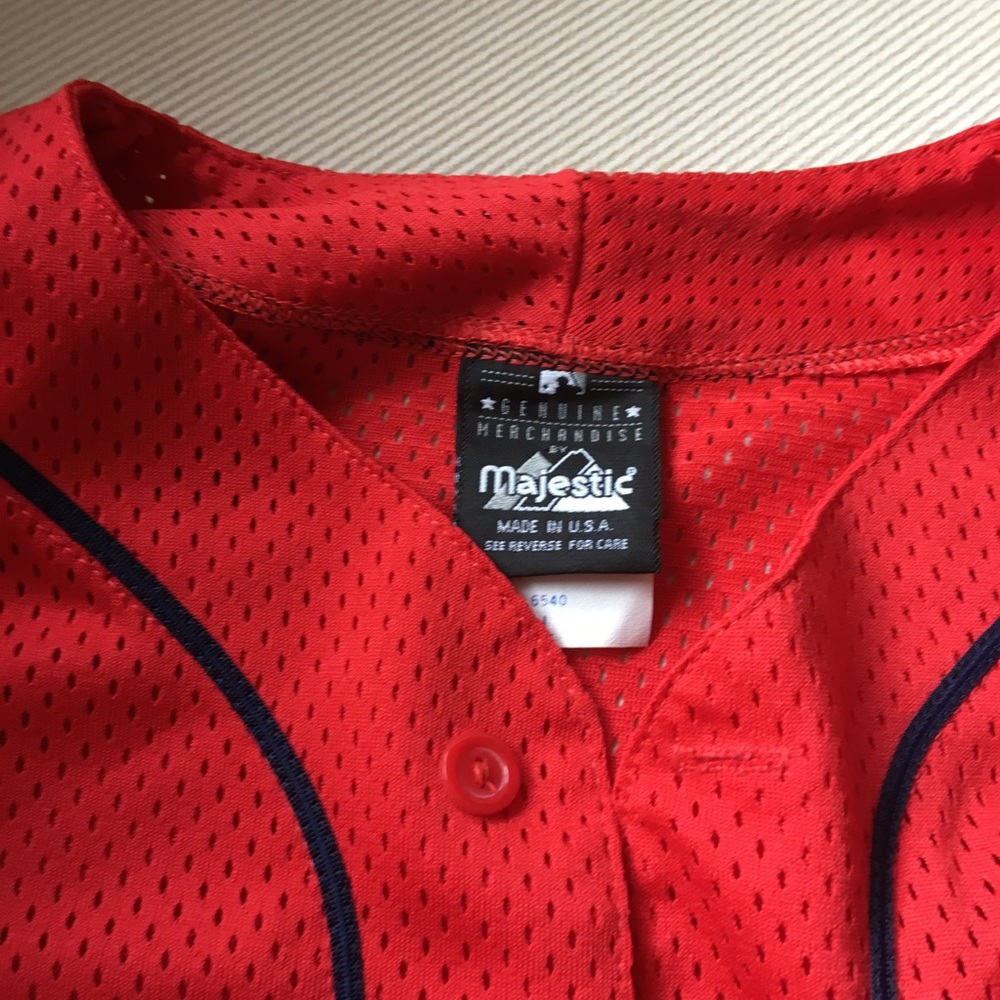Men's St. Louis Cardinals majestic mesh jersey - Picture 2 of 4