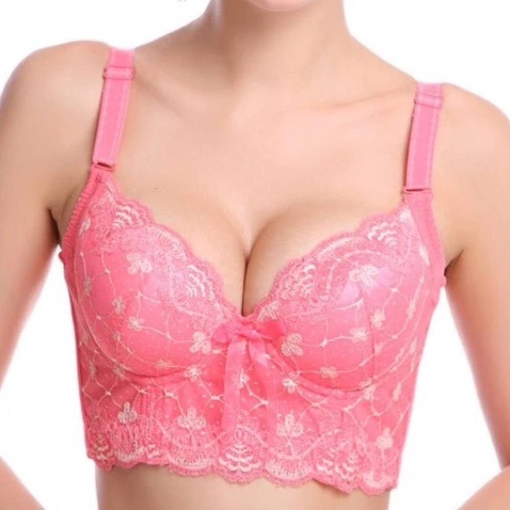 Sexy Push Up Wide Strap Support Bra