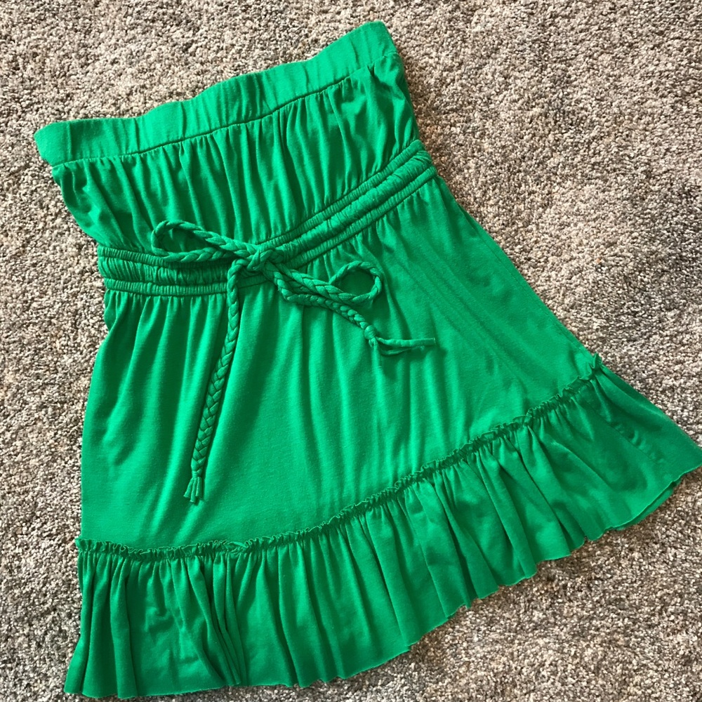 Green Full Tilt strapless shirt