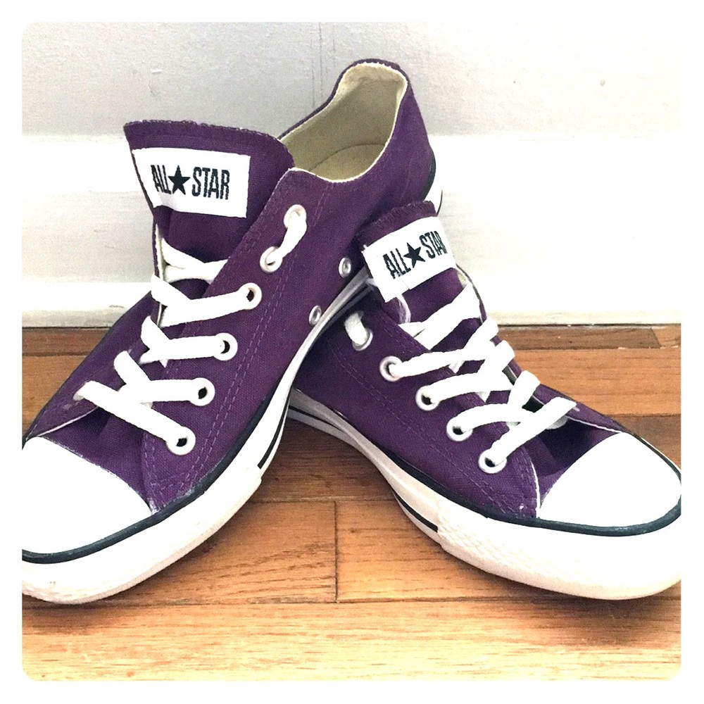 Purple Converse Sneakers