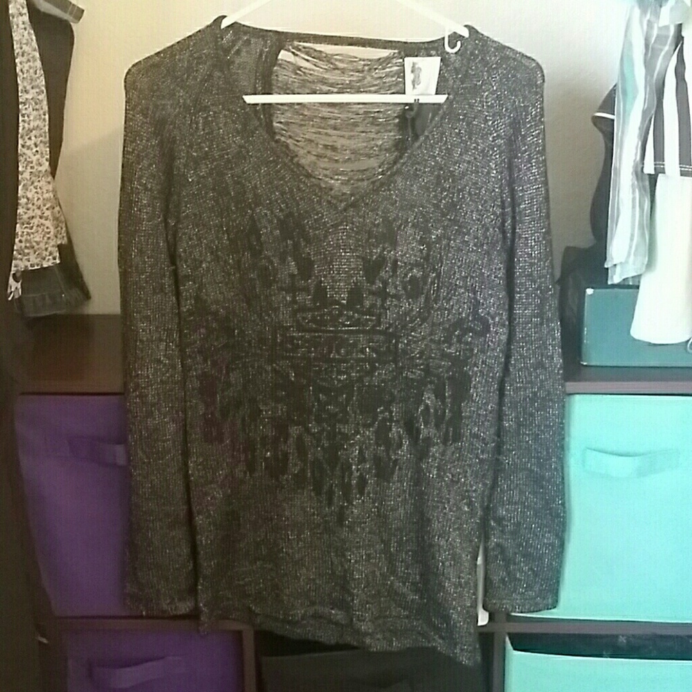 Harley Davidson sweater open back