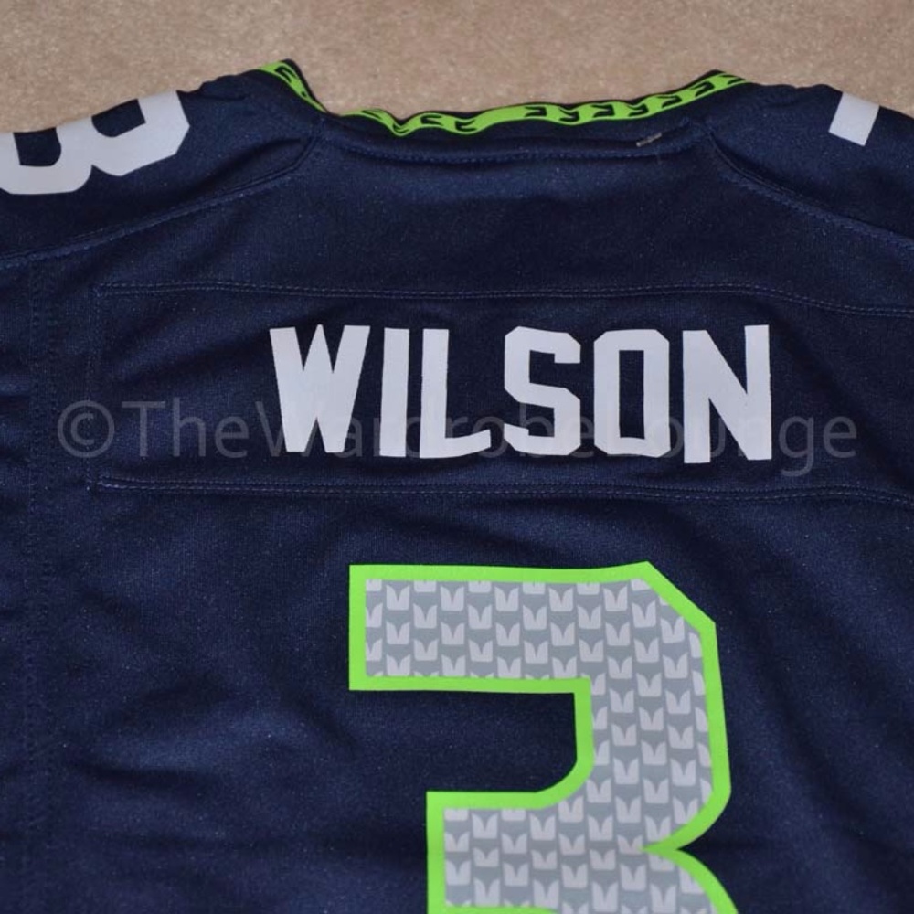 Seattle SEAHAWKS #3 Wilson NFL Nike Jersey Youth