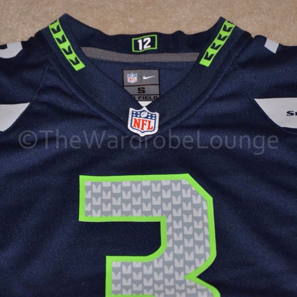 Seattle SEAHAWKS #3 Wilson NFL Nike Jersey Youth