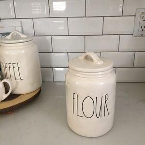 Rae Dunn flour canister
