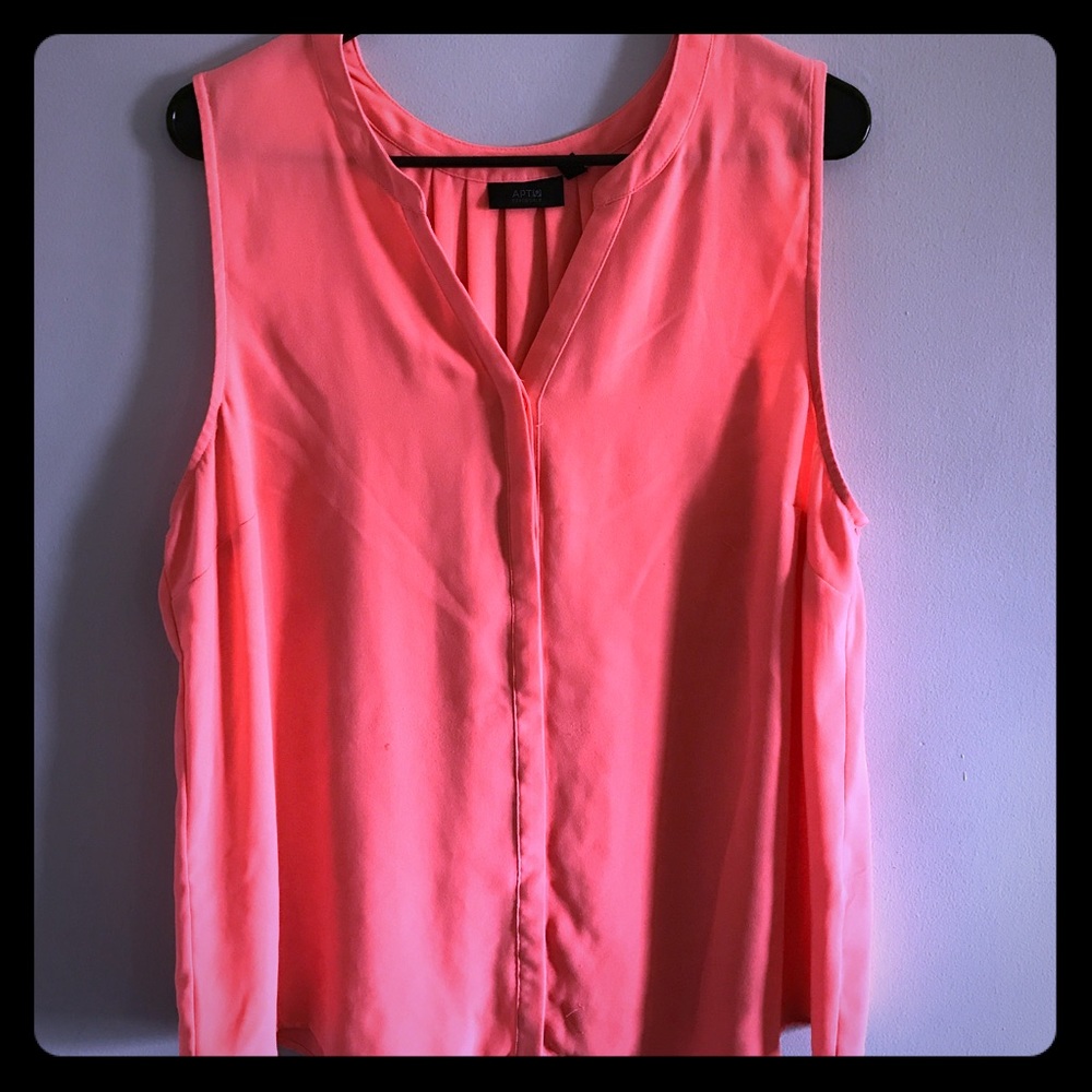 Bright tank top blouse