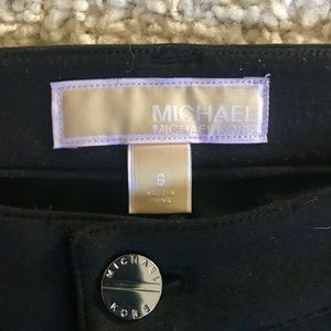 Michael Kors slacks size 6. Leather accents