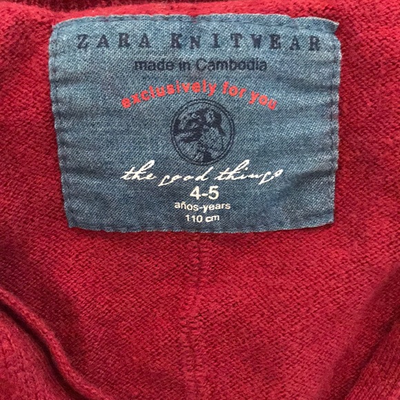Zara boys button up sweater - Picture 3 of 3