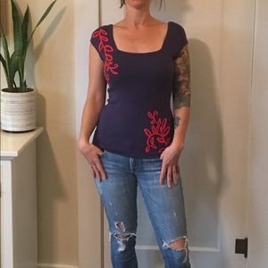 Anthropologie knitted top