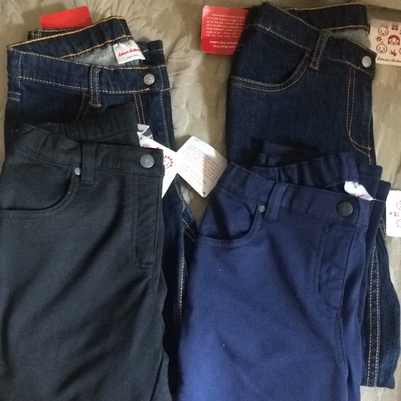 Hanna Andersson girls pants 4 pair - Picture 1 of 1