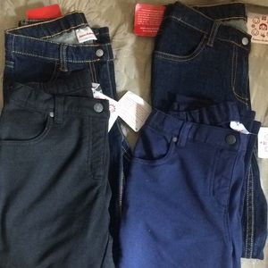 Hanna Andersson girls pants 4 pair