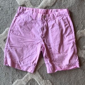 Men's Pink Polo Shorts