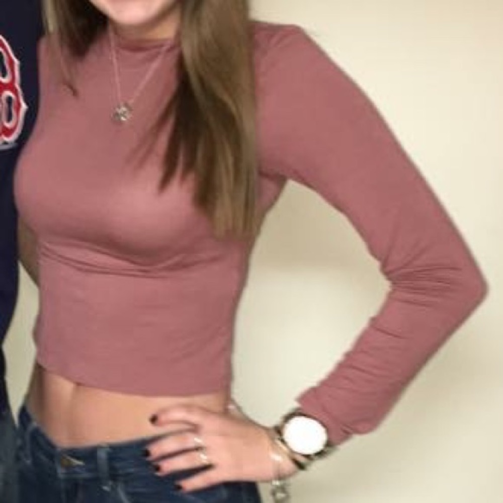 Long sleeved crop top. Worn once