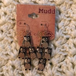 Owl earrings by Mudd