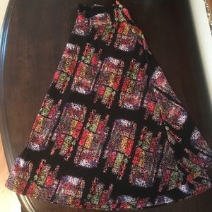 LuLaRoe Girl's azure skirt