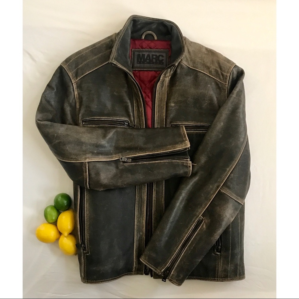 Andrew Marc Leather Jacket NWSomeTags