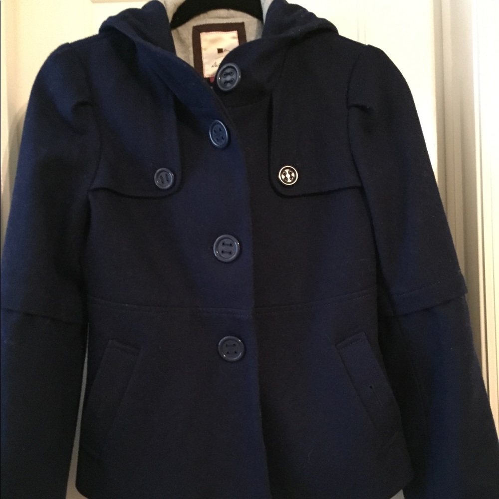 Elevenses navy peacoat