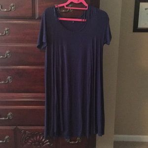 Navy t-shirt dress