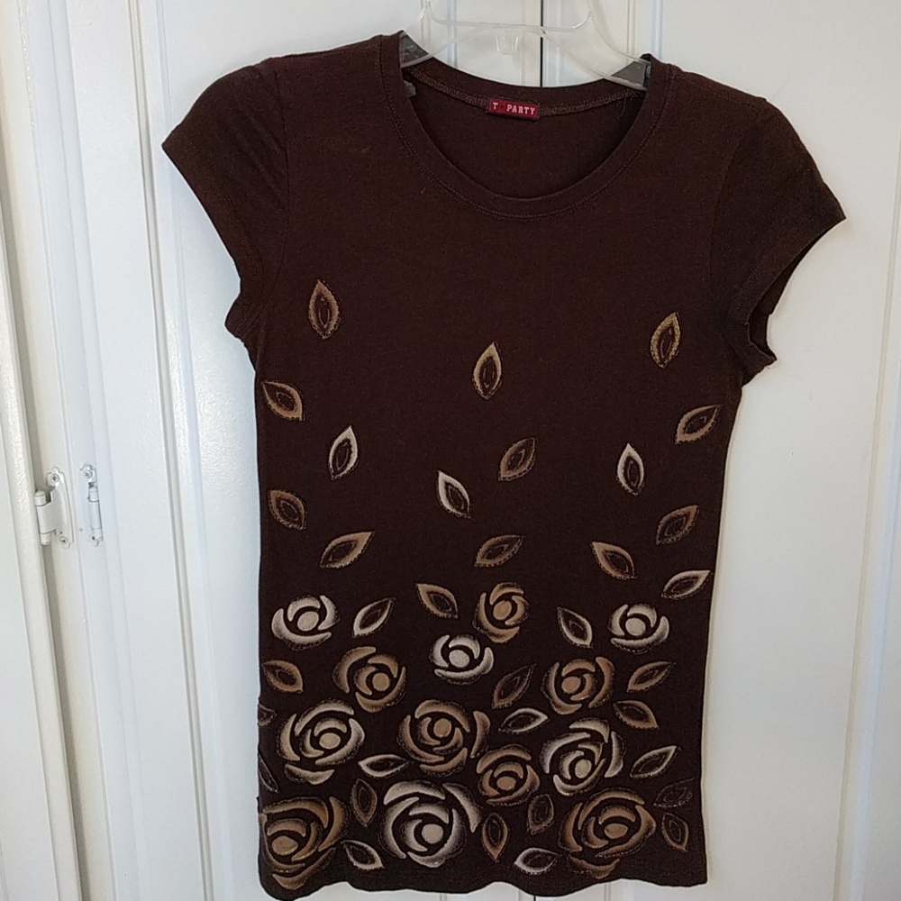 Beautiful top with patched design