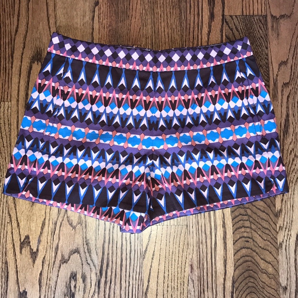Women's J.Crew Sz. 4 Pattern Back Zip Short