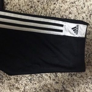 Warm up sweats. Adidas.