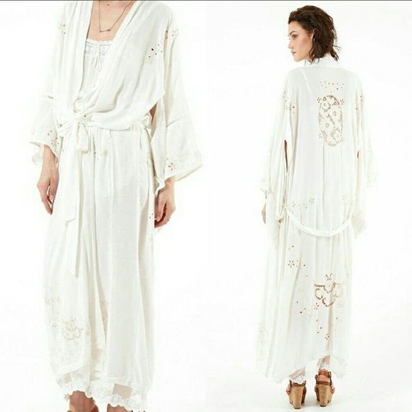 New spell designs isla bonita kimono bride lace os - Picture 2 of 8