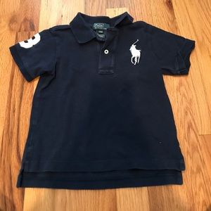 Well loved navy blue polo