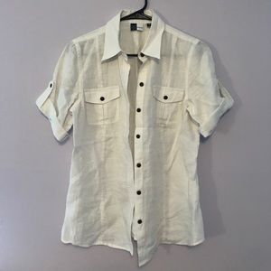 Saks Fifth Ave Linen Shirt