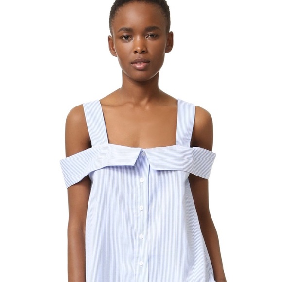 Cute off the shoulder English Factory shirt - Picture 2 of 8