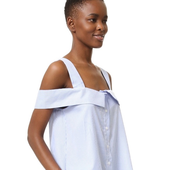 Cute off the shoulder English Factory shirt - Picture 4 of 8