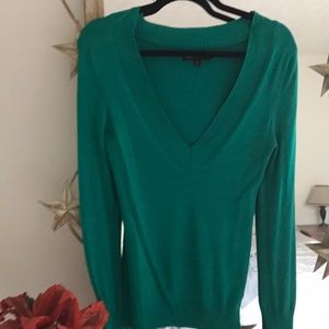 Kelly green Express sweater