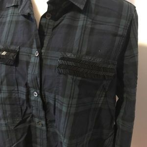 JCrew Button Down Shirt embroidered pocket