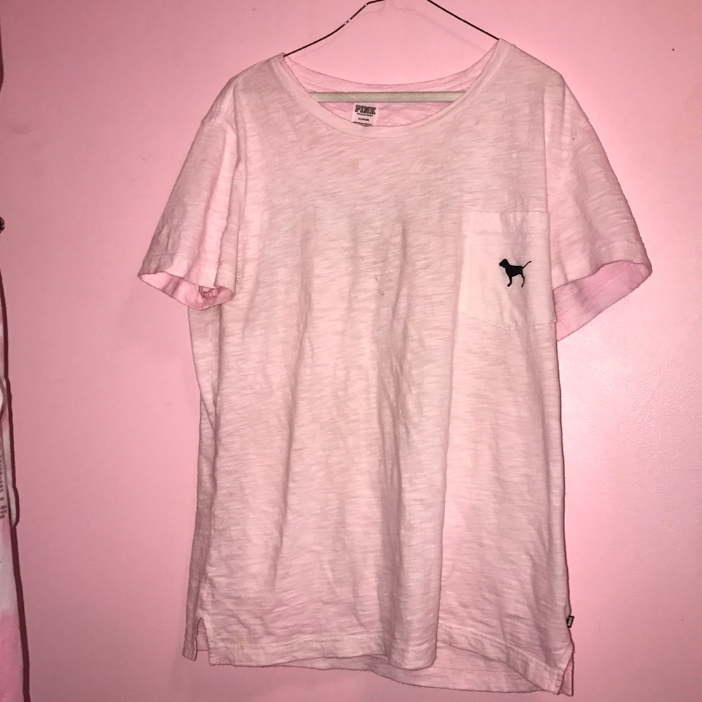 VS PINK CAMPUS TEE