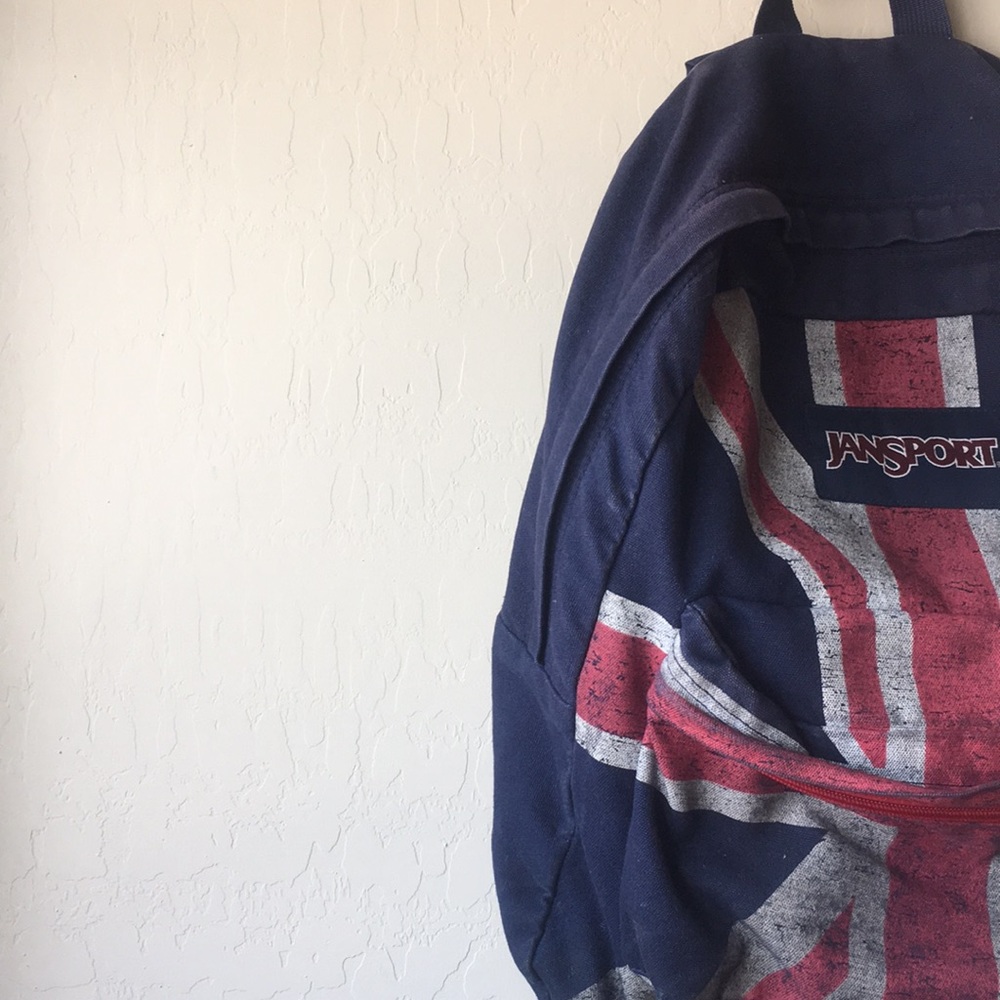 Jansport England Flag Backpack