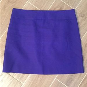 J Crew Purple Mini Skirt