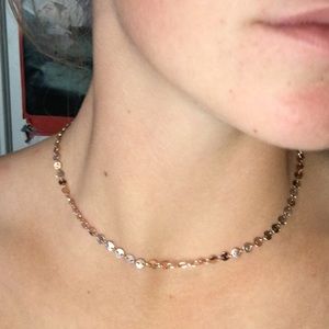 Free people gold 14" necklace