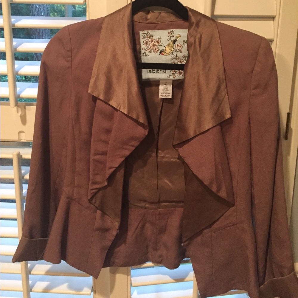 Anthro brown blazer