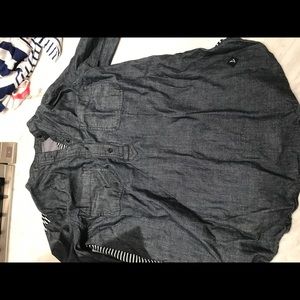 Chambray / tee pull over from sperry