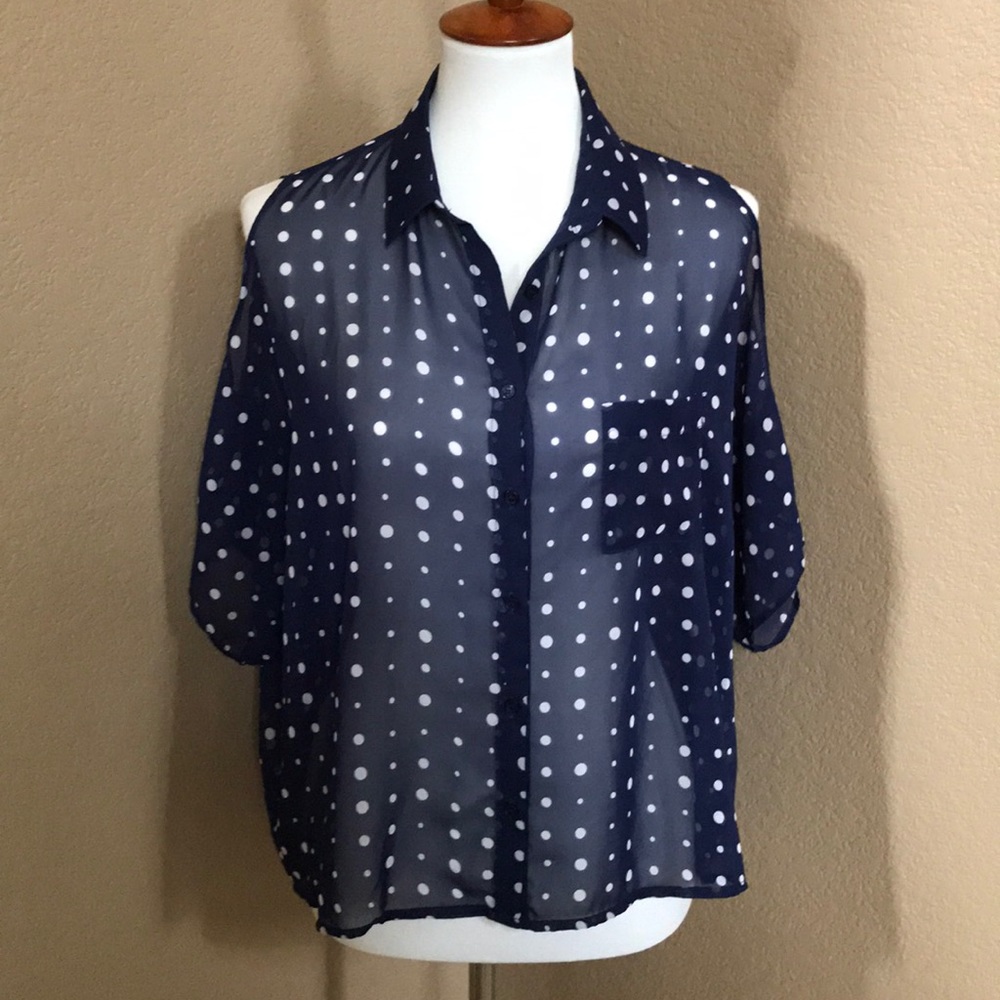 Collective Concepts Cold Shoulder Blouse