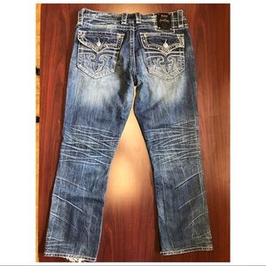 Men's Rock Revival Jeans Leon/Straight