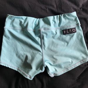 Fleo light blue shorts