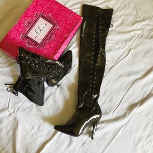 Ellie Patent Boots